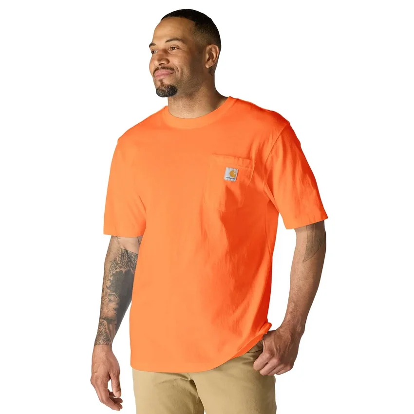 Ikonisk K87 T-shirt til mænd med løs pasform og lomme