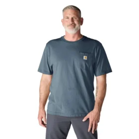 Ikonisk K87 T-shirt til mænd med løs pasform og lomme
