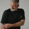 Ikonisk K87 T-shirt til mænd med løs pasform og lomme