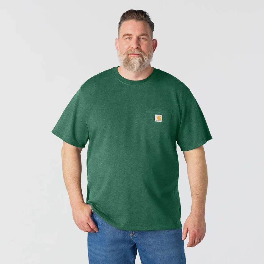 Ikonisk K87 T-shirt til mænd med løs pasform og lomme
