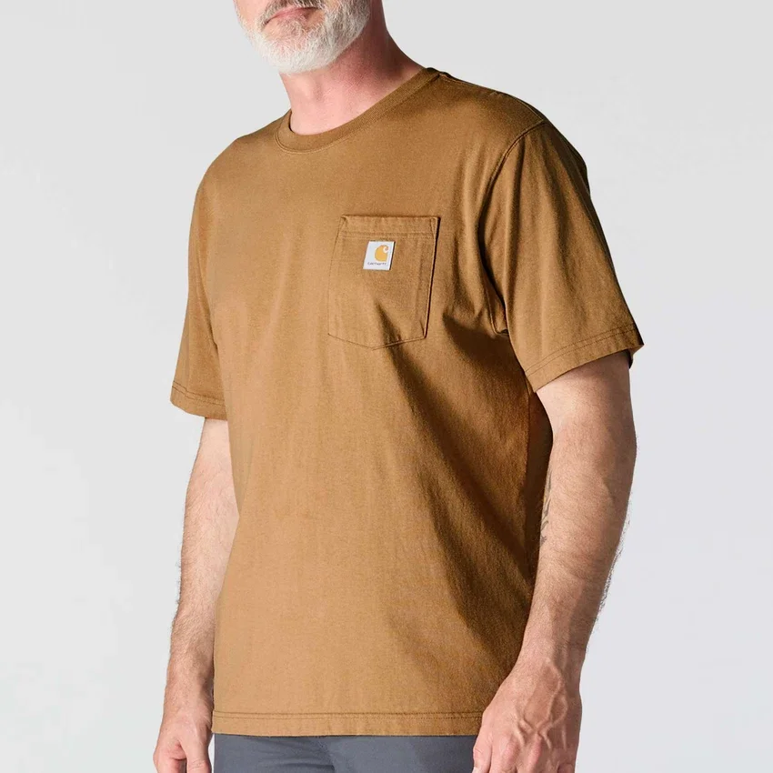 Ikonisk K87 T-shirt til mænd med løs pasform og lomme