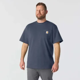 Ikonisk K87 T-shirt til mænd med løs pasform og lomme