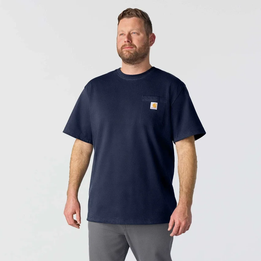 Ikonisk K87 T-shirt til mænd med løs pasform og lomme
