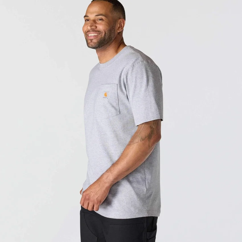 Ikonisk K87 T-shirt til mænd med løs pasform og lomme