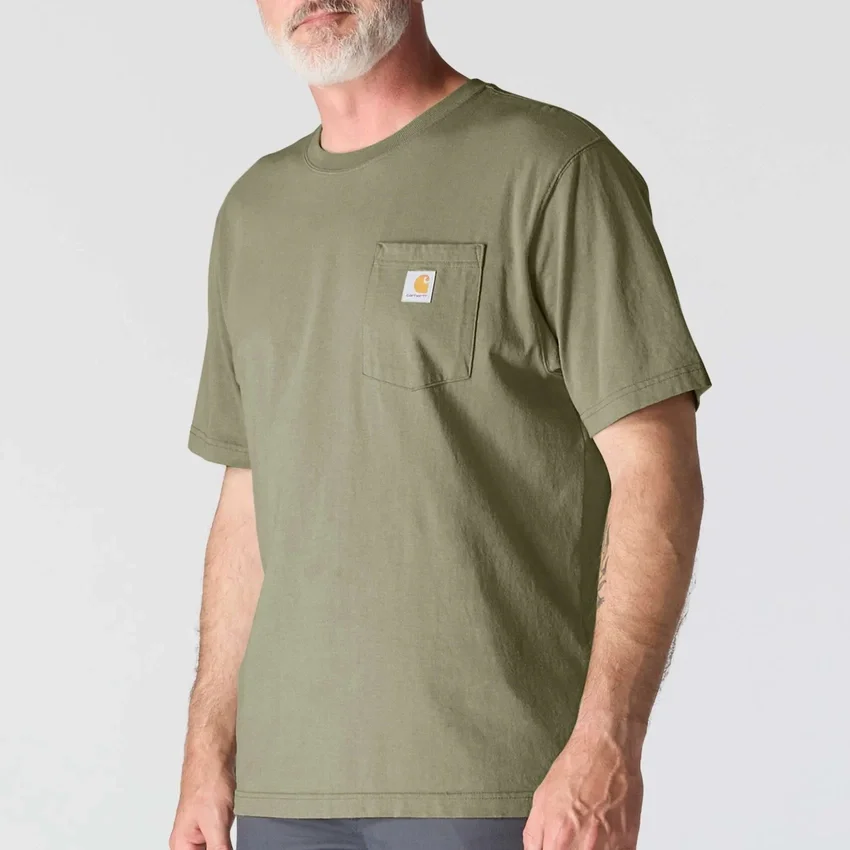 Ikonisk K87 T-shirt til mænd med løs pasform og lomme