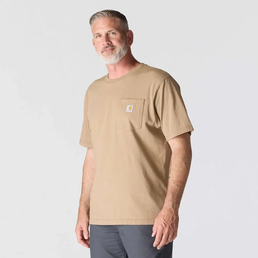Ikonisk K87 T-shirt til mænd med løs pasform og lomme