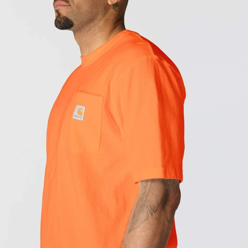 Ikonisk K87 T-shirt til mænd med løs pasform og lomme