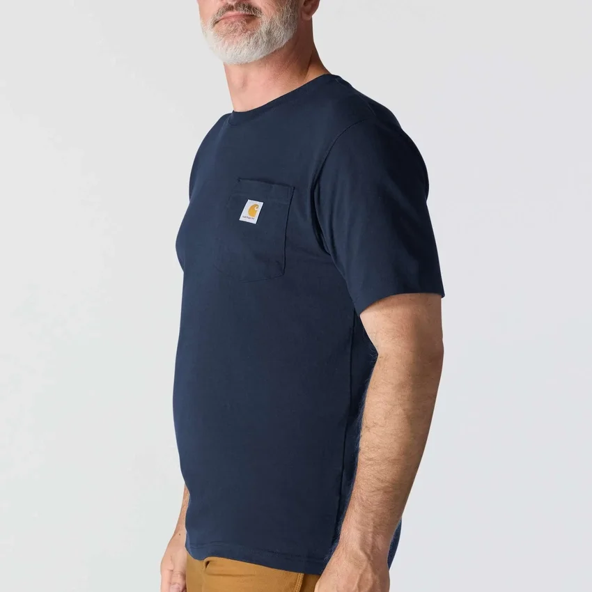 Ikonisk K87 T-shirt til mænd med løs pasform og lomme