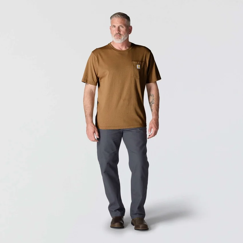 Ikonisk K87 T-shirt til mænd med løs pasform og lomme