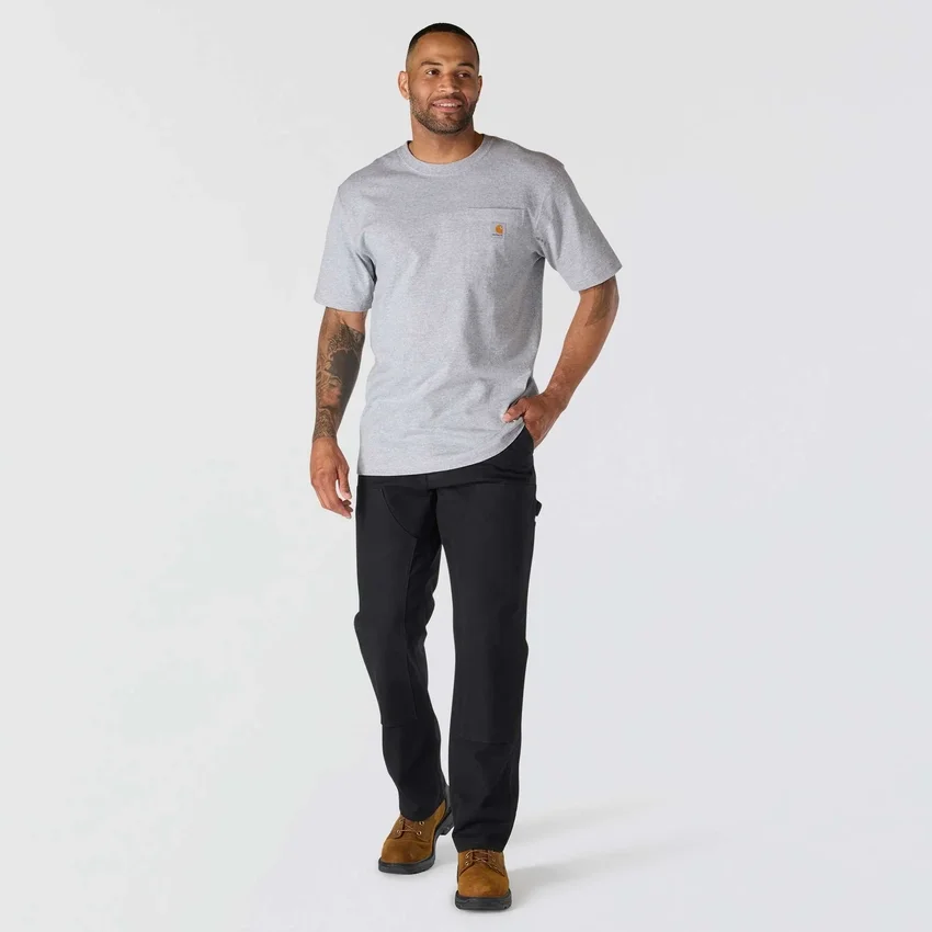 Ikonisk K87 T-shirt til mænd med løs pasform og lomme