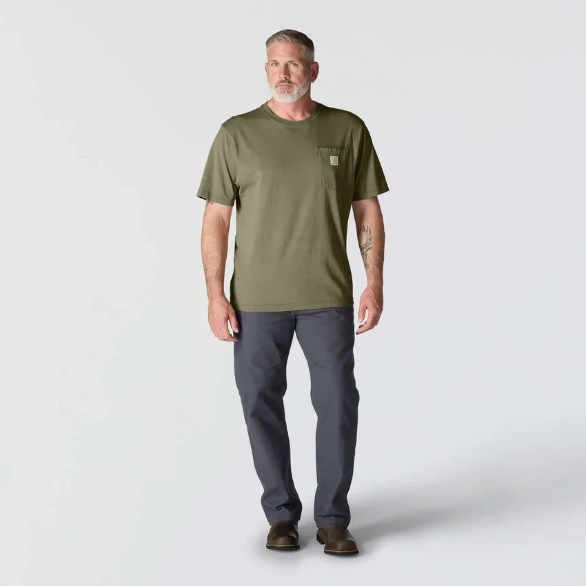 Ikonisk K87 T-shirt til mænd med løs pasform og lomme