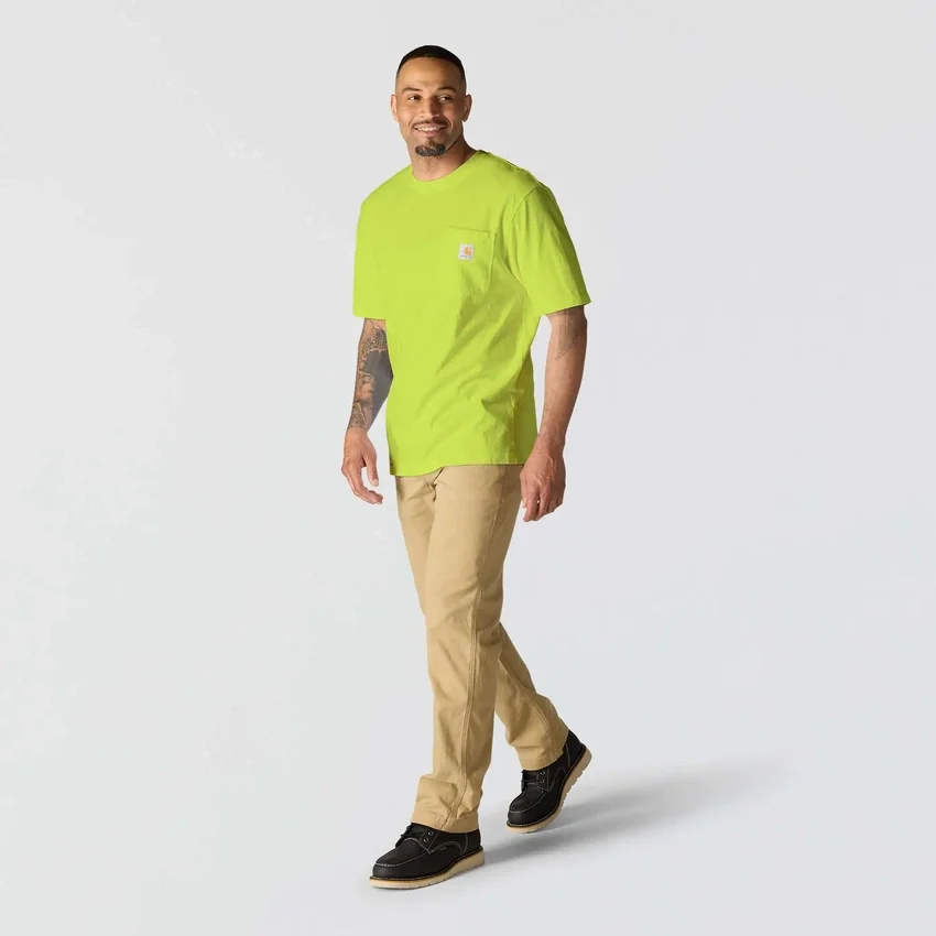 Ikonisk K87 T-shirt til mænd med løs pasform og lomme