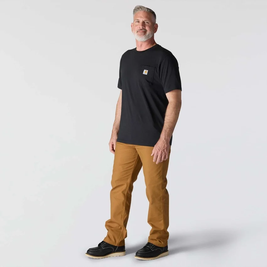Ikonisk K87 T-shirt til mænd med løs pasform og lomme