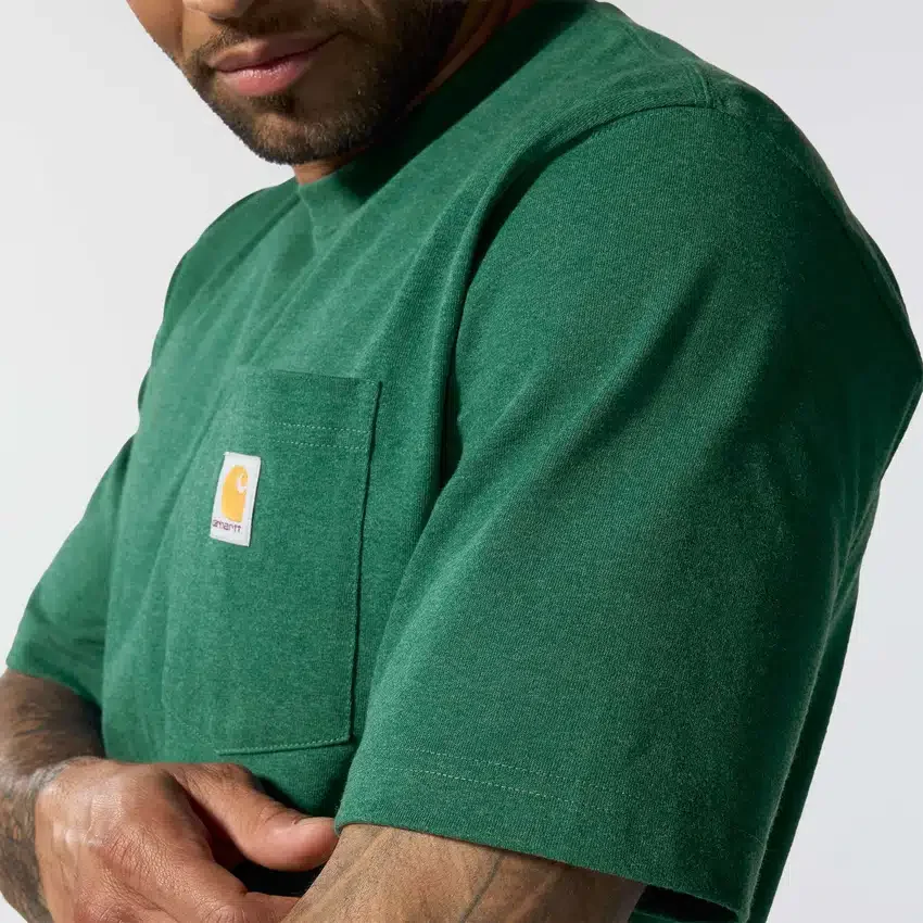 Ikonisk K87 T-shirt til mænd med løs pasform og lomme