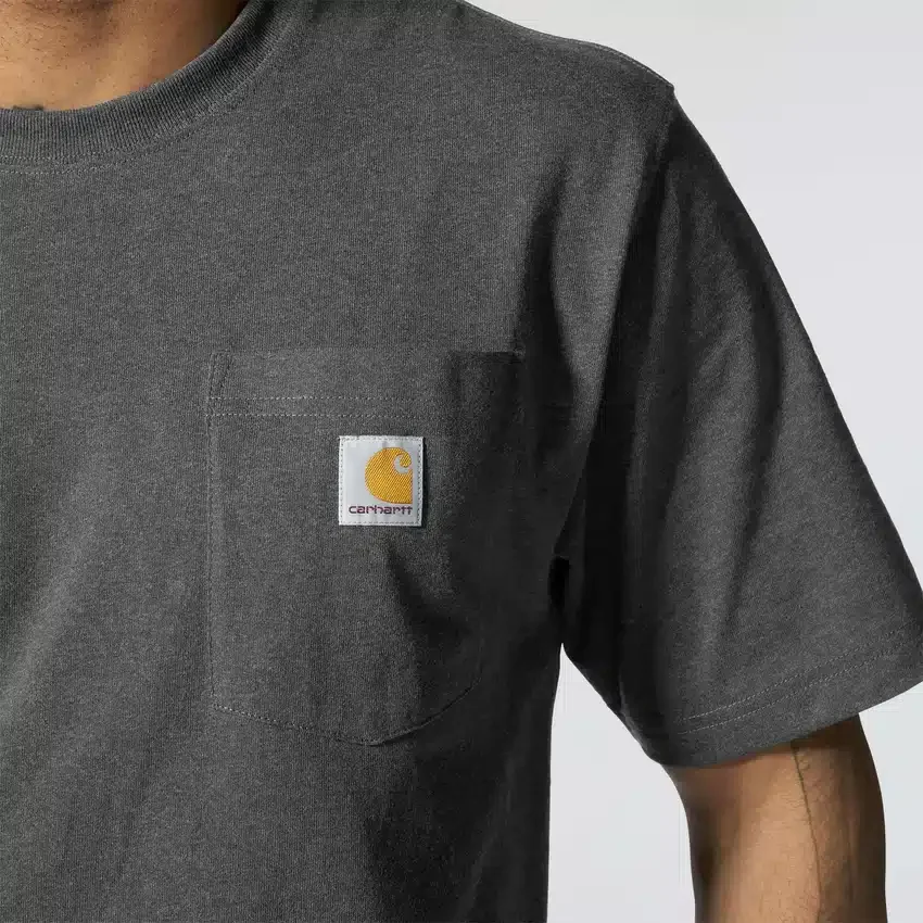 Ikonisk K87 T-shirt til mænd med løs pasform og lomme