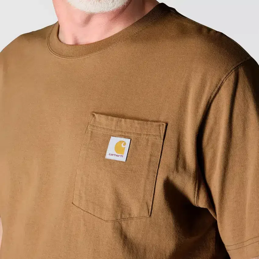 Ikonisk K87 T-shirt til mænd med løs pasform og lomme
