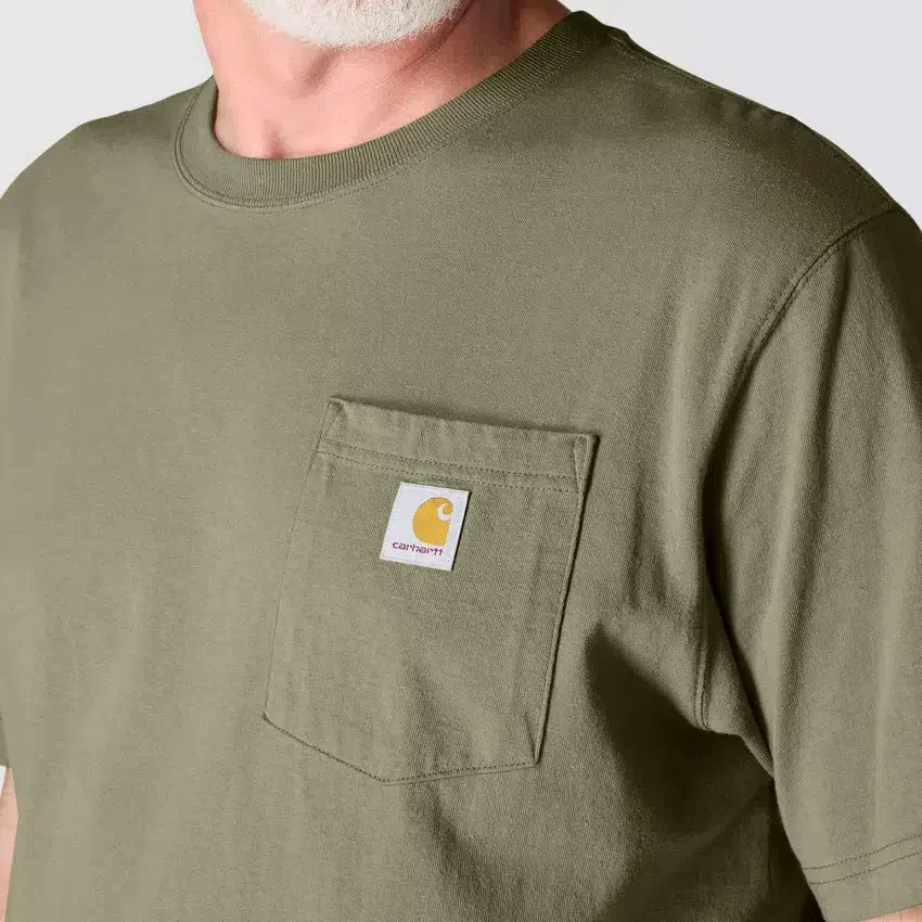 Ikonisk K87 T-shirt til mænd med løs pasform og lomme