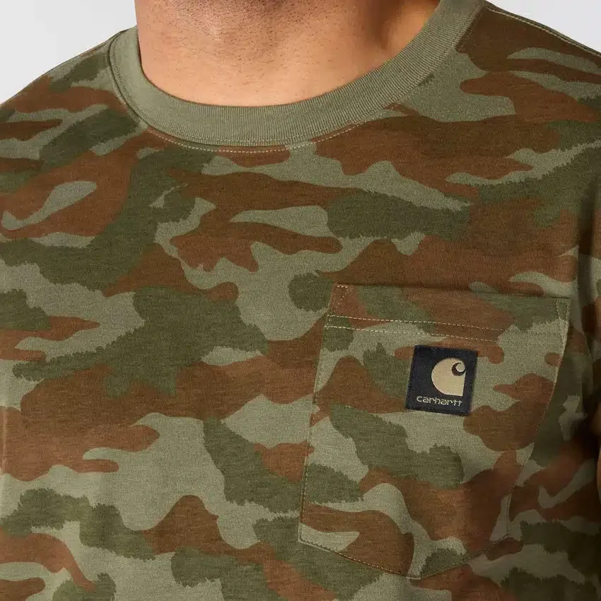 Irvine afslappet pasform camouflage skjorte til mænd