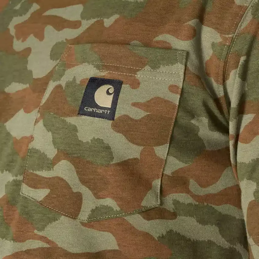 Irvine afslappet pasform camouflage skjorte til mænd