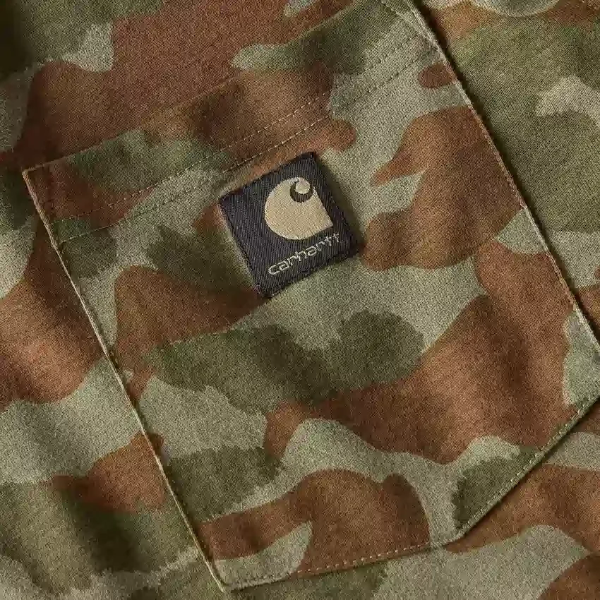 Irvine afslappet pasform camouflage skjorte til mænd