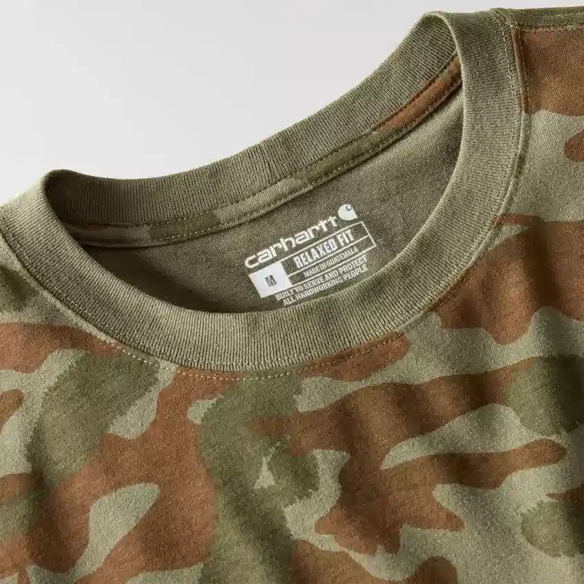 Irvine afslappet pasform camouflage skjorte til mænd