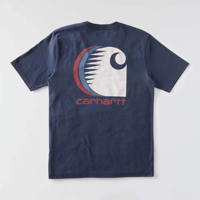 Irvine-skjorte til mænd med afslappet pasform og C-logo