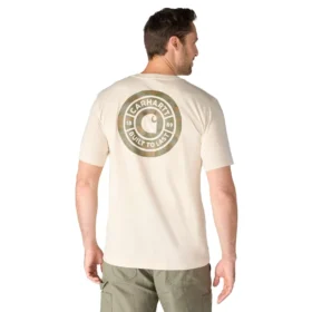 Irvine T-shirt med camo-grafik i afslappet pasform til mænd