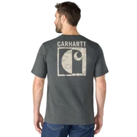 Irvine T-shirt med camo-grafik i afslappet pasform til mænd