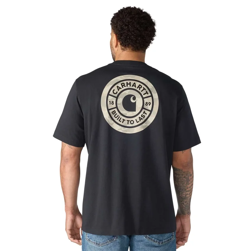 Irvine T-shirt med camo-grafik i afslappet pasform til mænd
