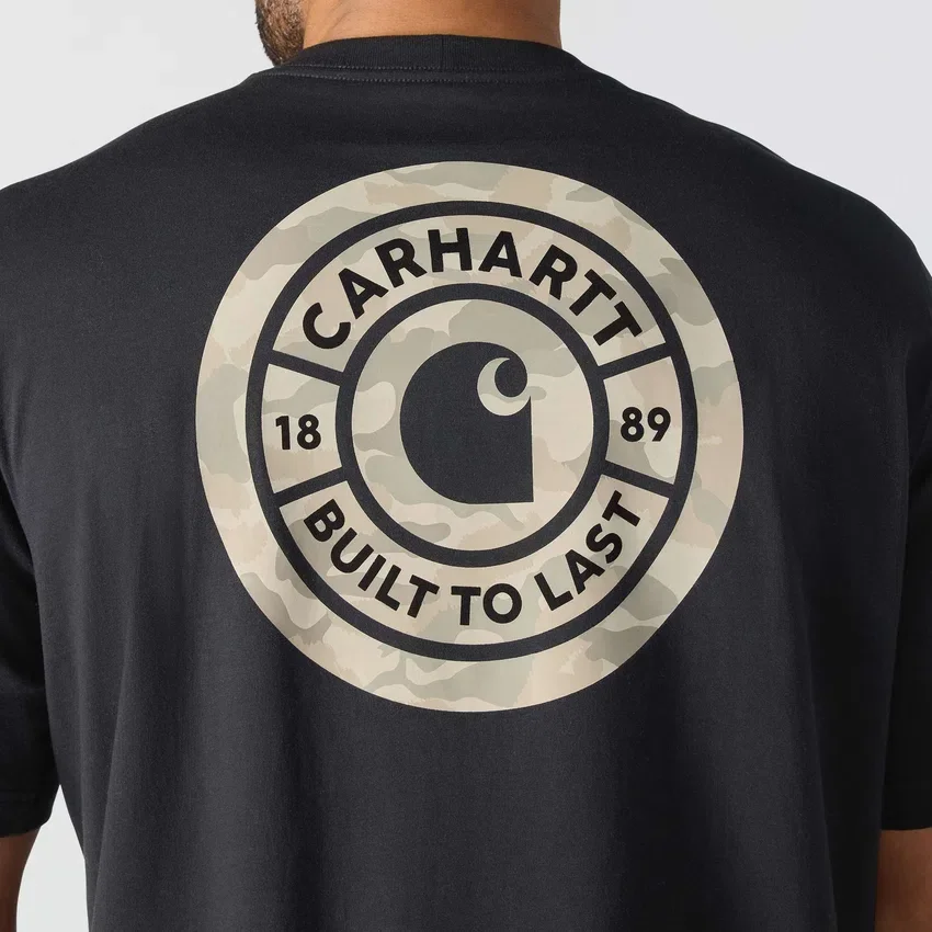 Irvine T-shirt med camo-grafik i afslappet pasform til mænd