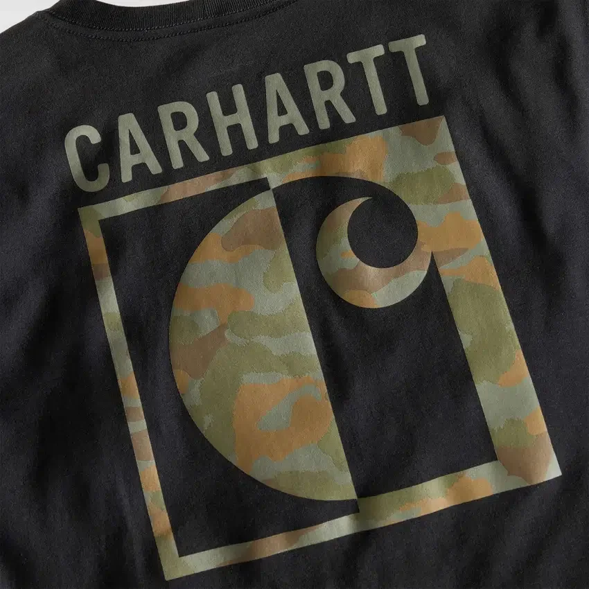 Irvine T-shirt med camo-grafik i afslappet pasform til mænd