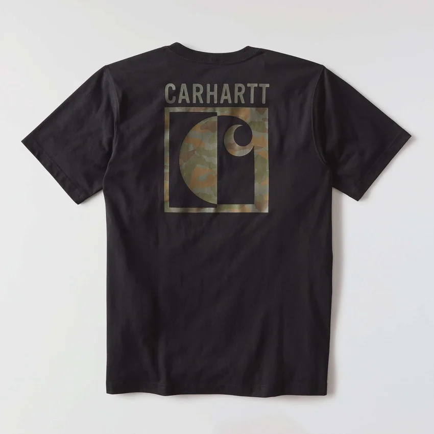 Irvine T-shirt med camo-grafik i afslappet pasform til mænd