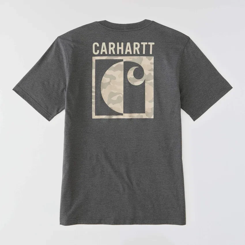 Irvine T-shirt med camo-grafik i afslappet pasform til mænd