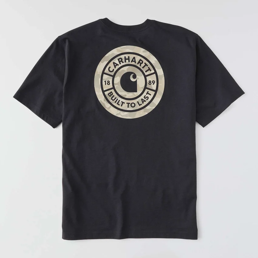 Irvine T-shirt med camo-grafik i afslappet pasform til mænd