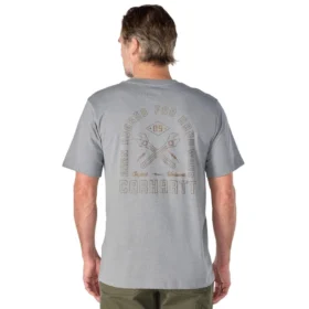 Irvine T-shirt med grafisk motiv til mænd i afslappet pasform