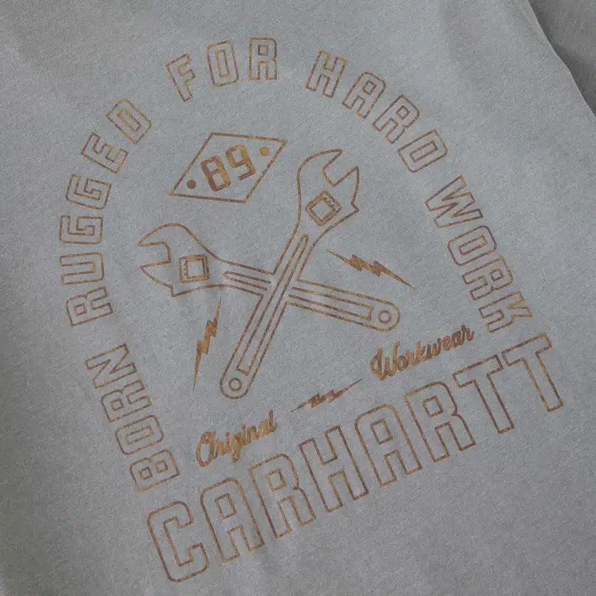 Irvine T-shirt med grafisk motiv til mænd i afslappet pasform