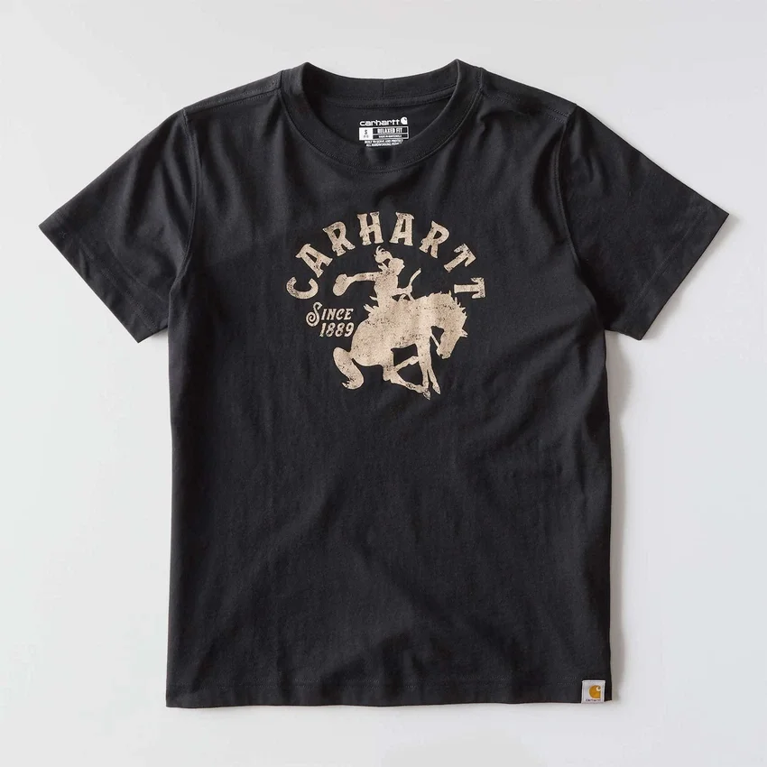 Irvine T-shirt med hestemotiv i afslappet pasform til kvinder