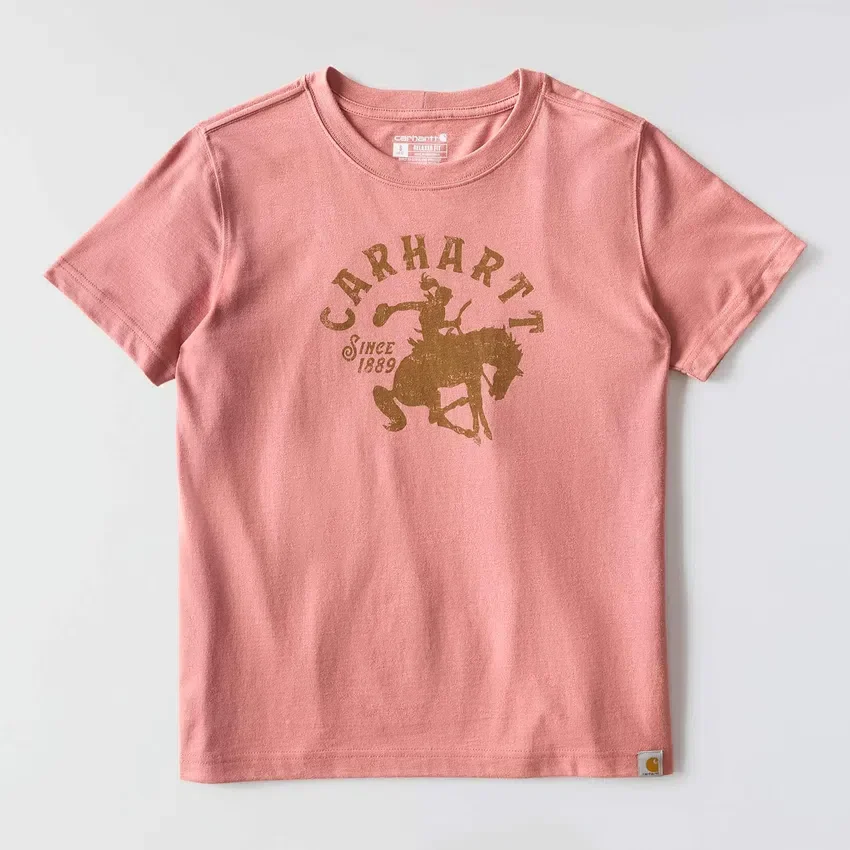 Irvine T-shirt med hestemotiv i afslappet pasform til kvinder