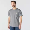Irvine T-shirt med løs pasform og ørneprint til mænd