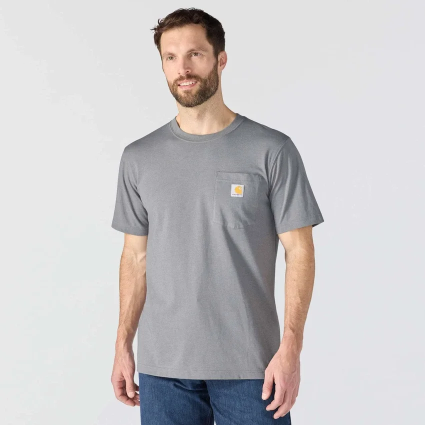 Irvine T-shirt med løs pasform og ørneprint til mænd