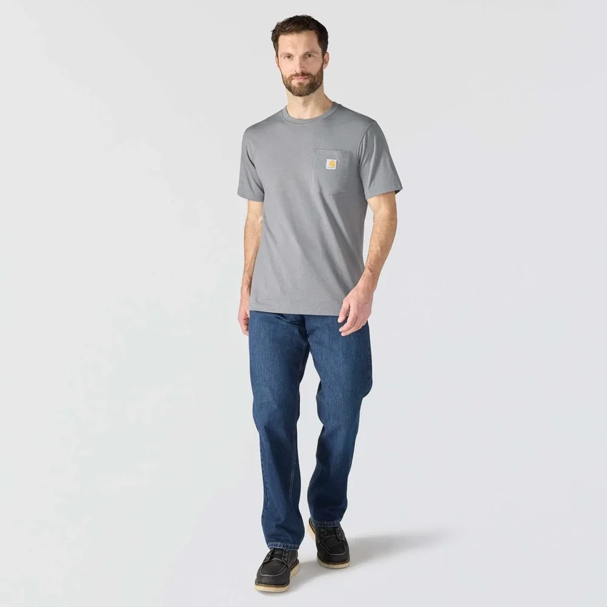 Irvine T-shirt med løs pasform og ørneprint til mænd