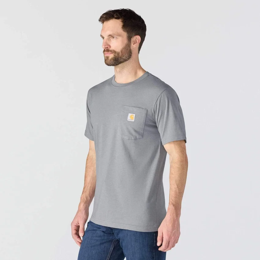Irvine T-shirt med løs pasform og ørneprint til mænd