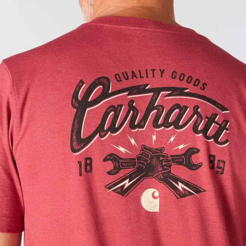 Irvine T-shirt med løs pasform og skruenøgle-grafik til mænd