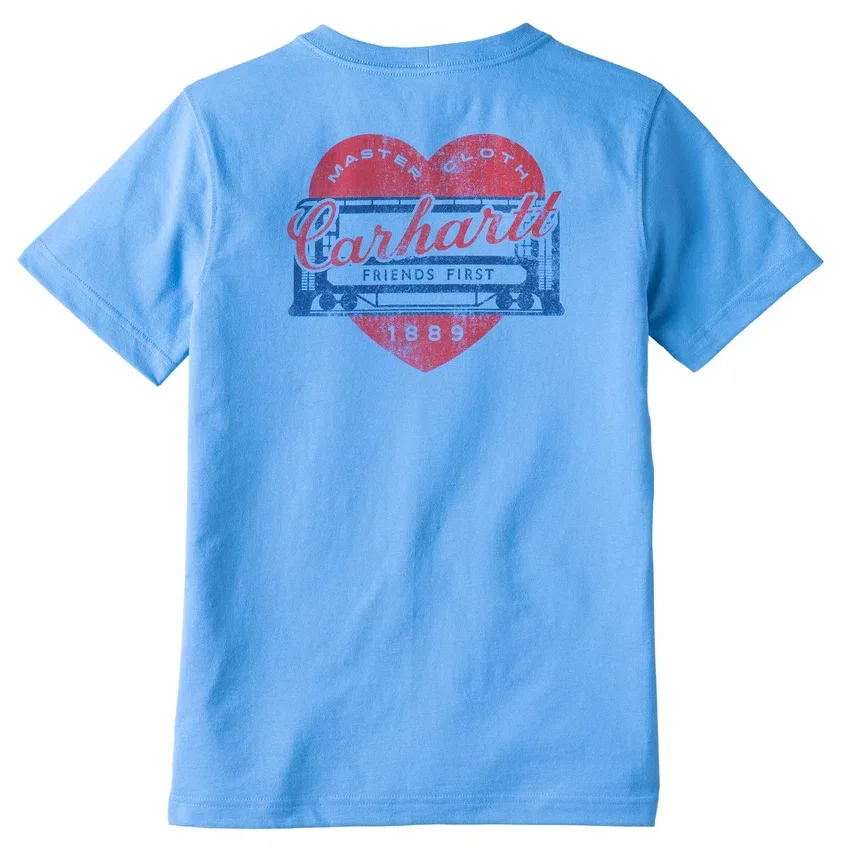 Irvine T-shirt til kvinder med afslappet pasform og Heritage Heart-grafik