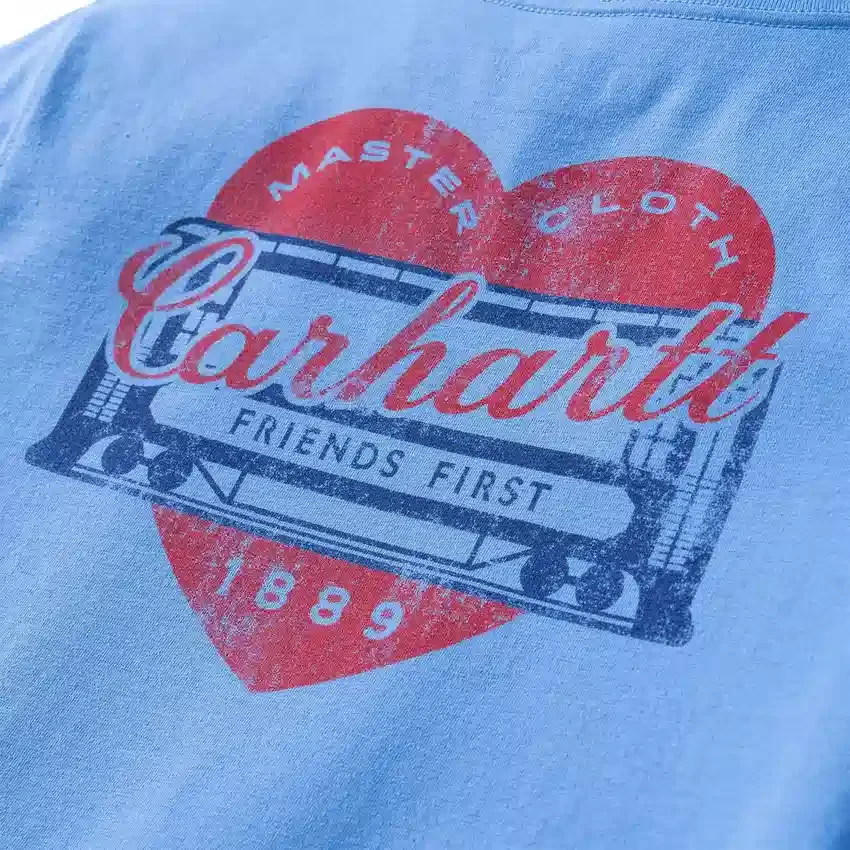 Irvine T-shirt til kvinder med afslappet pasform og Heritage Heart-grafik