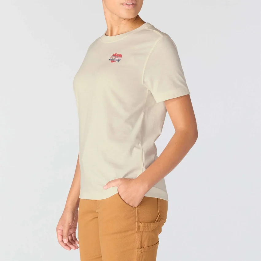 Irvine T-shirt til kvinder med afslappet pasform og Heritage Heart-grafik