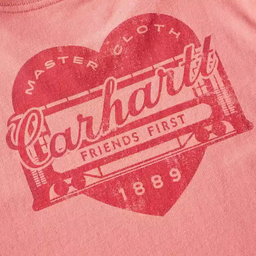 Irvine T-shirt til kvinder med afslappet pasform og Heritage Heart-grafik