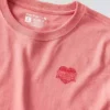 Irvine T-shirt til kvinder med afslappet pasform og Heritage Heart-grafik