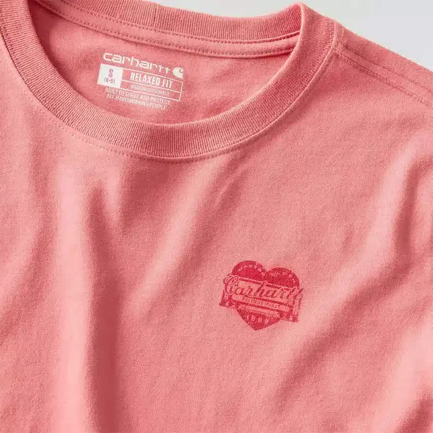 Irvine T-shirt til kvinder med afslappet pasform og Heritage Heart-grafik