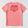 Irvine T-shirt til kvinder med afslappet pasform og Heritage Heart-grafik